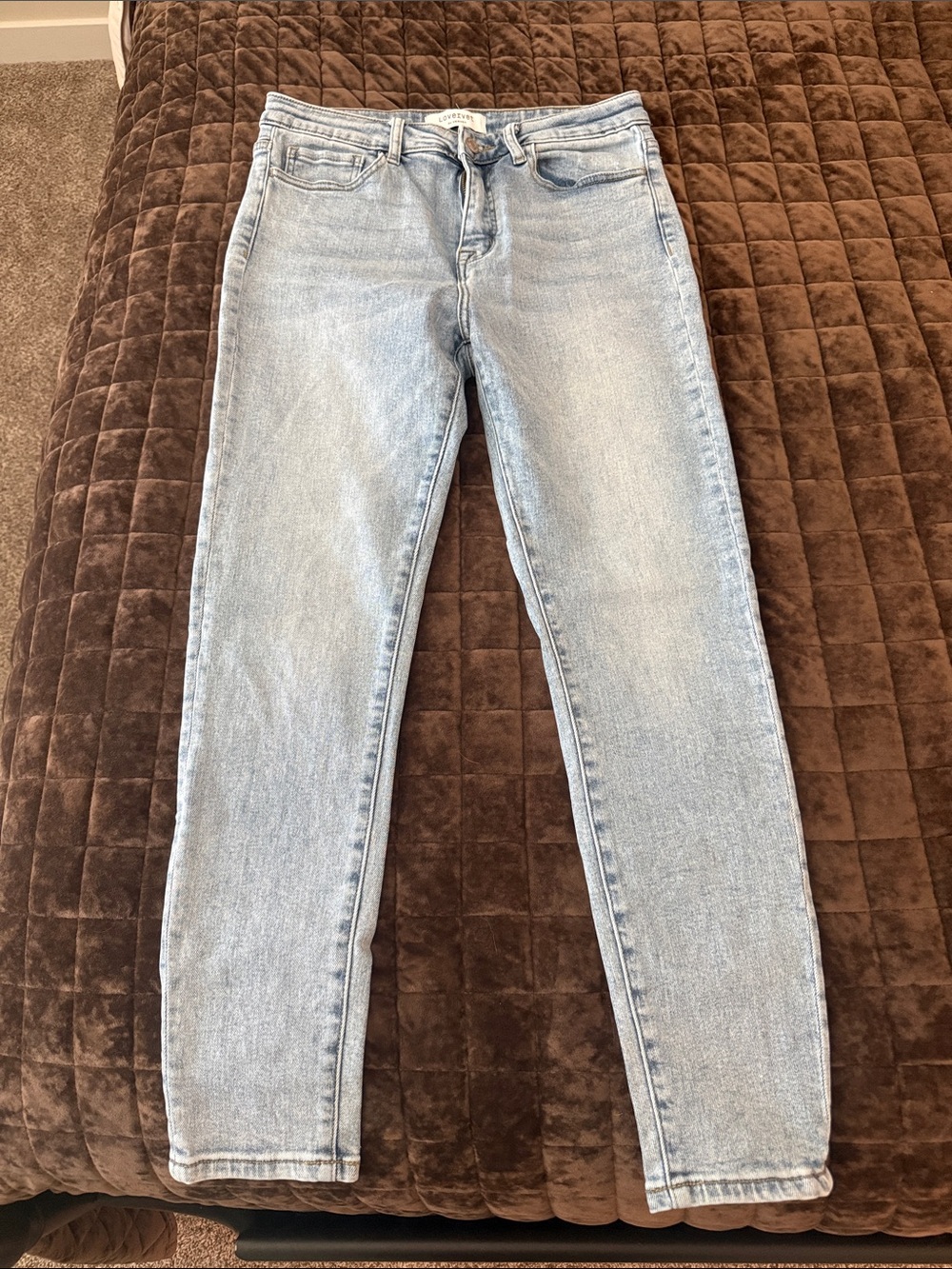 Light Wash Skinny Jeans